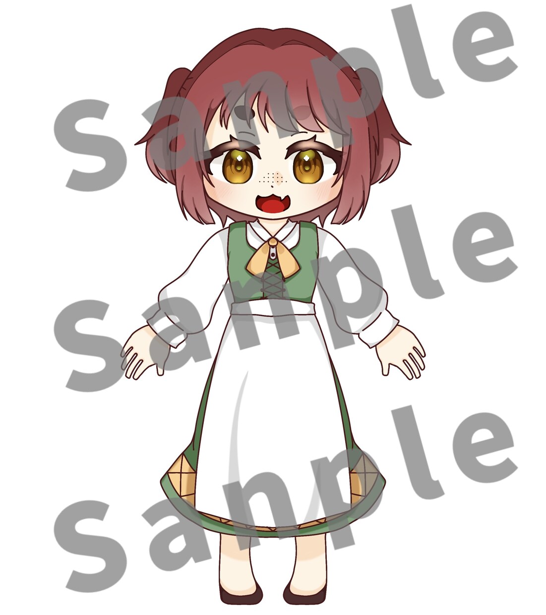 あなただけのミニキャラ立ち絵・アイコン制作します キラッとかわいい立ち絵・アイコンを描きます！ イメージ1