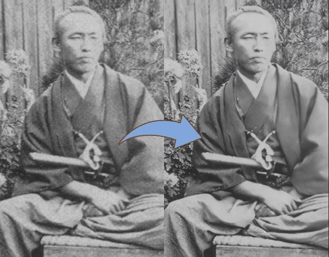 サンプル無料 大事なイラストと古い写真 復元します 色あせがあったり画質が悪い画像でも綺麗に復元します。 イメージ1