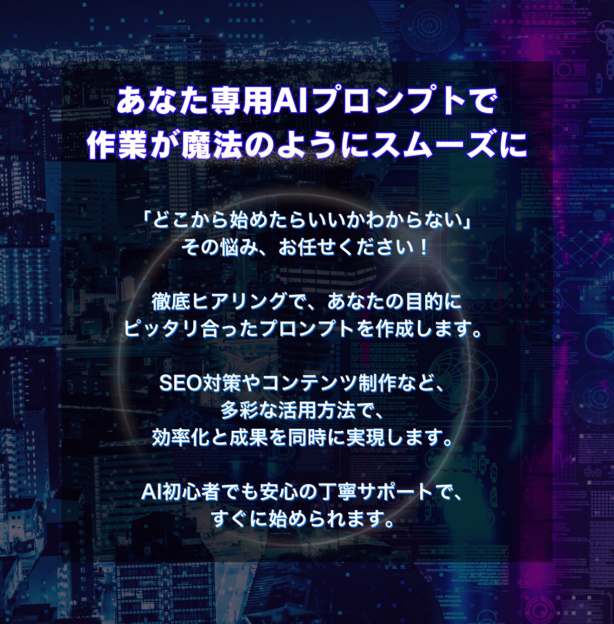 AI×GPTs用プロンプトを完全カスタム設計します ChatGPTを“AI自分専用GPTs”で効率化を実現 イメージ3