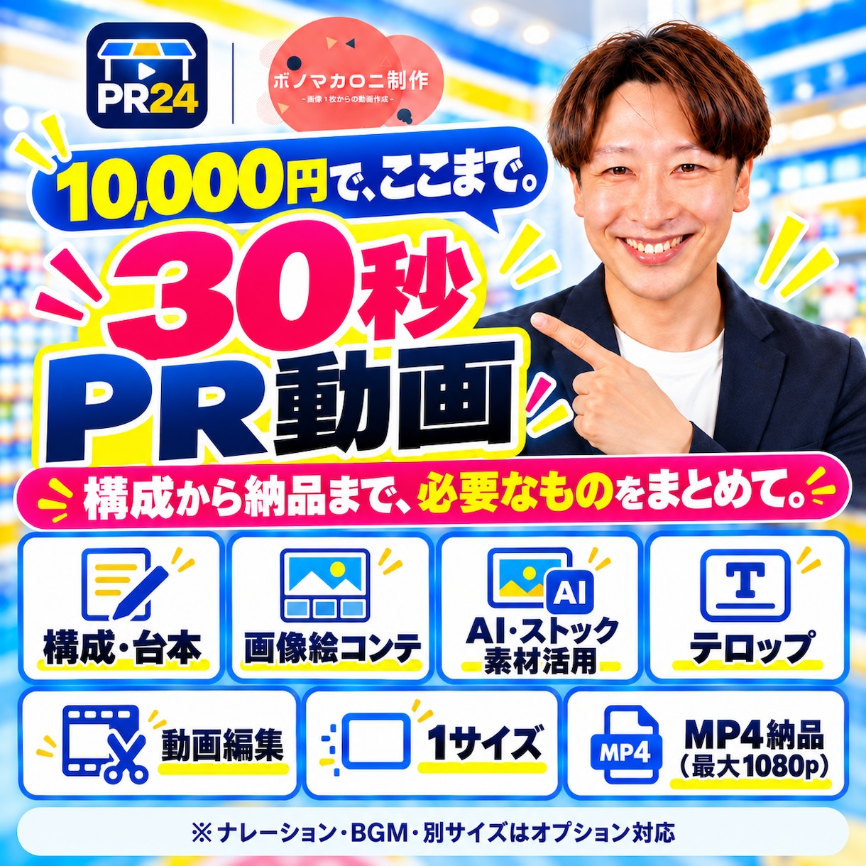 最短24時間・打ち合わせ不要でPR動画を作ります 思い立ったら、すぐ頼める！すぐ作れる！ イメージ4