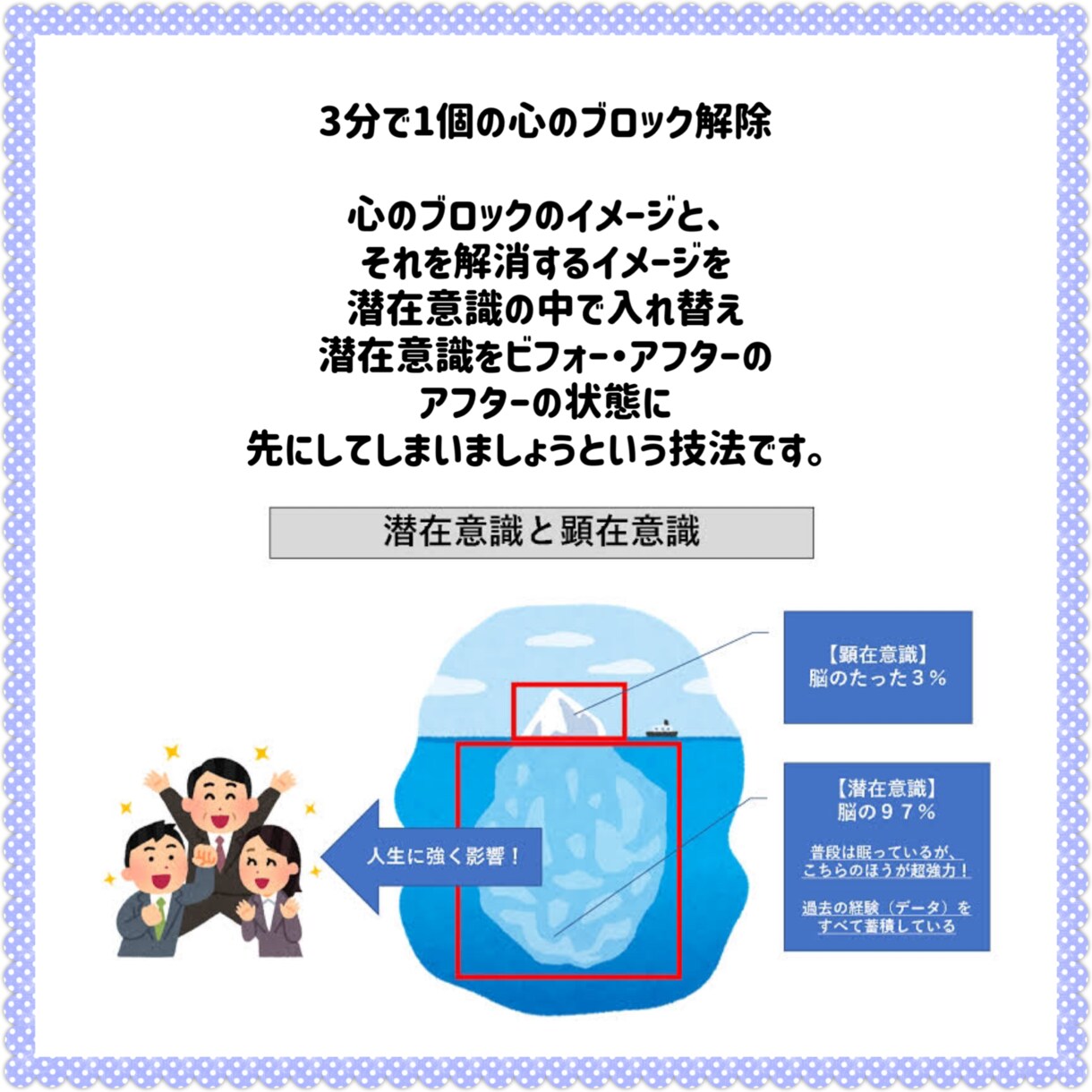 ブロック解除で思い込みを外して願いを叶えます ★【初めての方用・24時間以内対応】 イメージ2