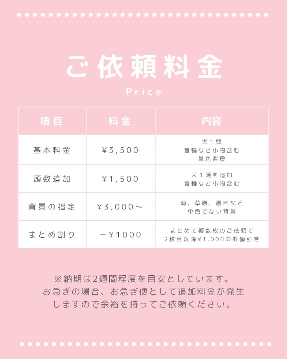 絵柄いろいろ！犬のイラストを描きます グッズ製作や何かの記念にいかがでしょうか♪ イメージ8