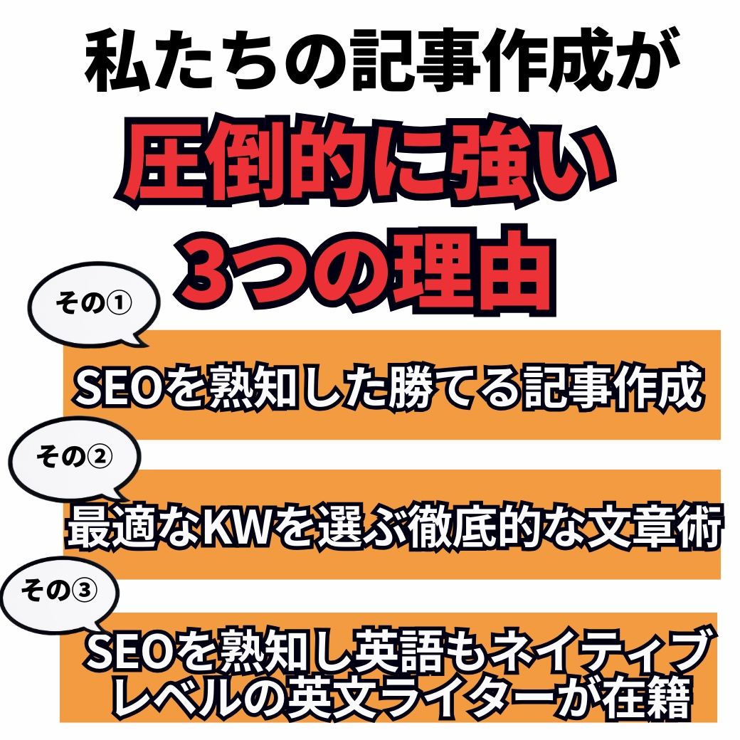 2000字x5★英文プロライターが記事を執筆します 英語でSEO対策記事を丸投げ作成！ブログやアフィリエイトも イメージ4