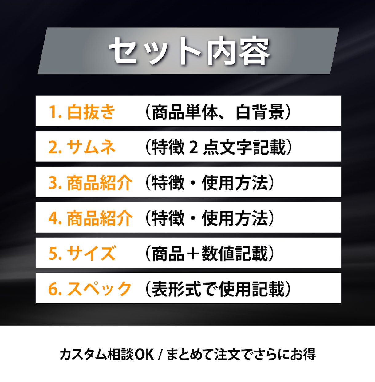 ECモール実績300件｜午前発注で当日対応します 大量発注可・規約遵守｜EC経験者スピード納品 イメージ2