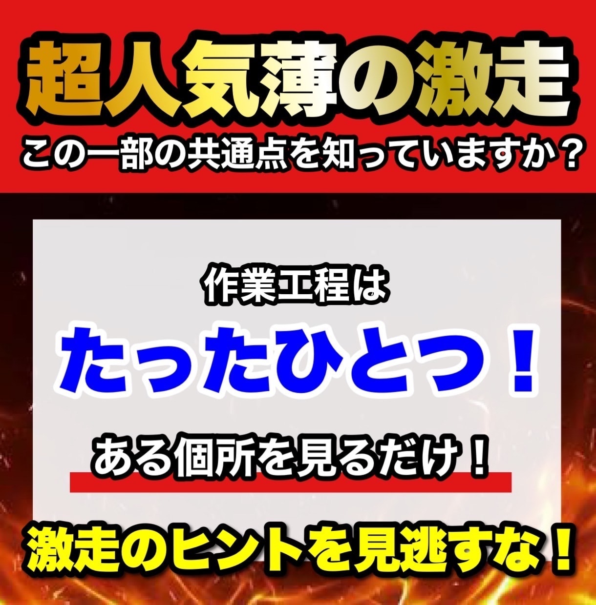 私の生活が一変した極穴馬抽出法を教えます 馬柱では拾えない「爆穴」を見抜くコツ！大穴攻略の最短ルート！ イメージ2