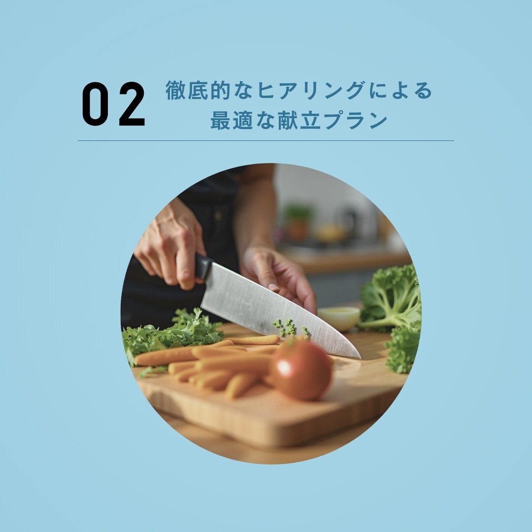 スポーツ寮向け「現場が回る」献立作成代行します 現場経験あり栄養士がアスリートの身体を作る、実践的な献立代行 イメージ3