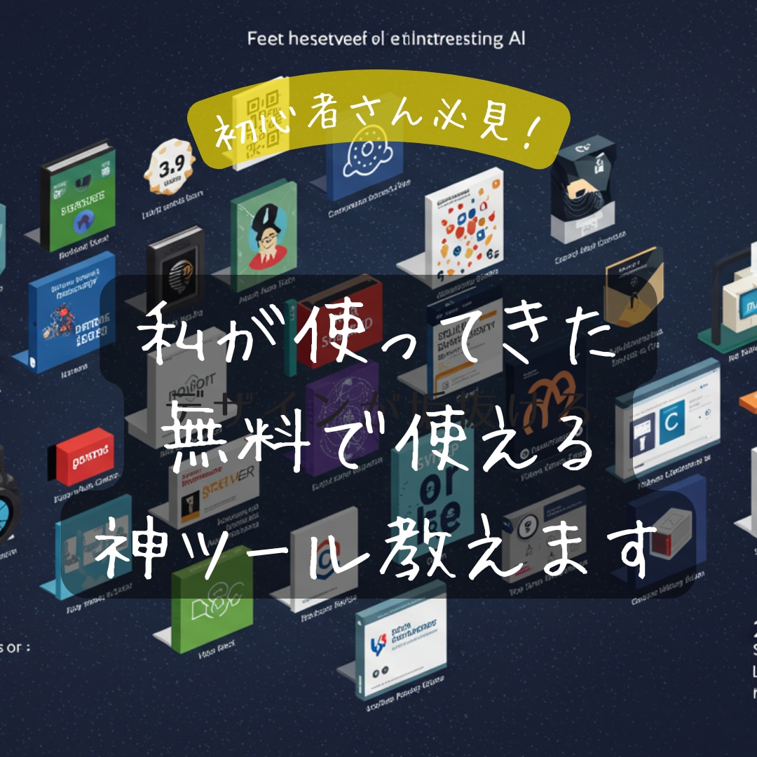 無料で使える生成AI＆簡単便利ツールリスト教えます 文章・画像・動画・音楽生成AIや面白ツール234選（↑） イメージ1