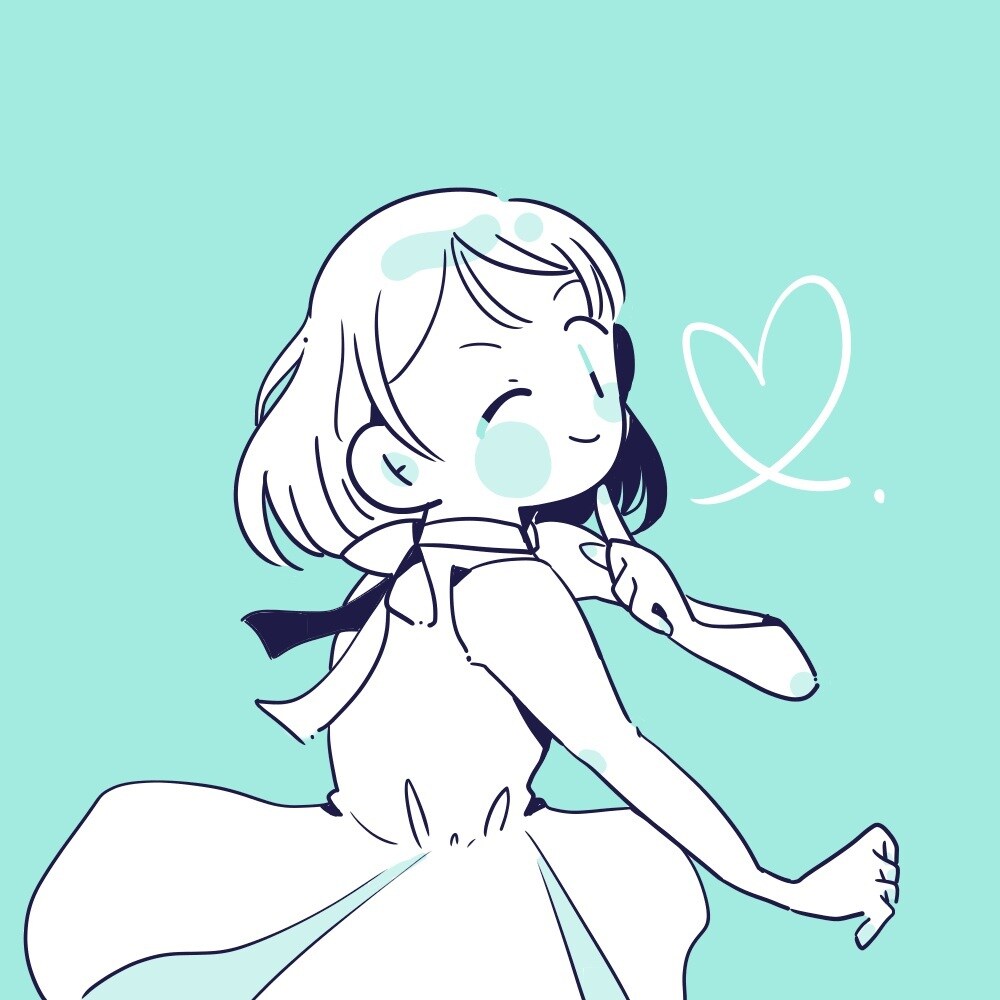 最短納品即日✎シンプルな女の子のアイコン描きます シンプルなのにかわいい♡貴方だけのアイコンを描きます！ イメージ4