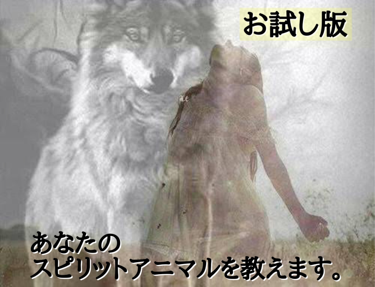 あなたの守護動物を教えます ガーディアンアニマルリーディング　お試し版 イメージ1