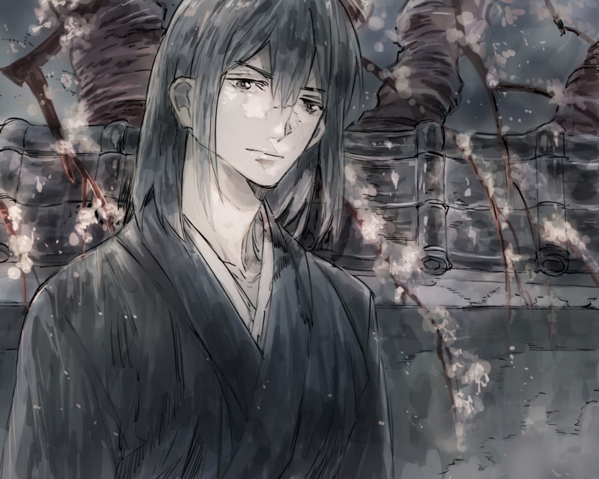 小説表紙、アイコン、趣味のイラスト、描きます 美麗なイラストがあなたの手元に！綺麗な和風のイラストが得意！ イメージ1