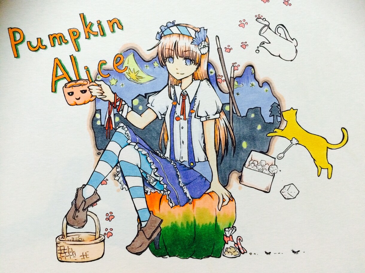 一枚絵、ウェルカムボード作製致します 紙とペンで描く、あったかいイラストを作製致します！ イメージ2