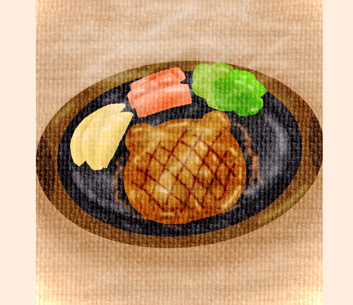 ゆるくてかわいい食べ物イラストを描きます お気に入りの食べ物を、あなただけの特別な一枚に イメージ9