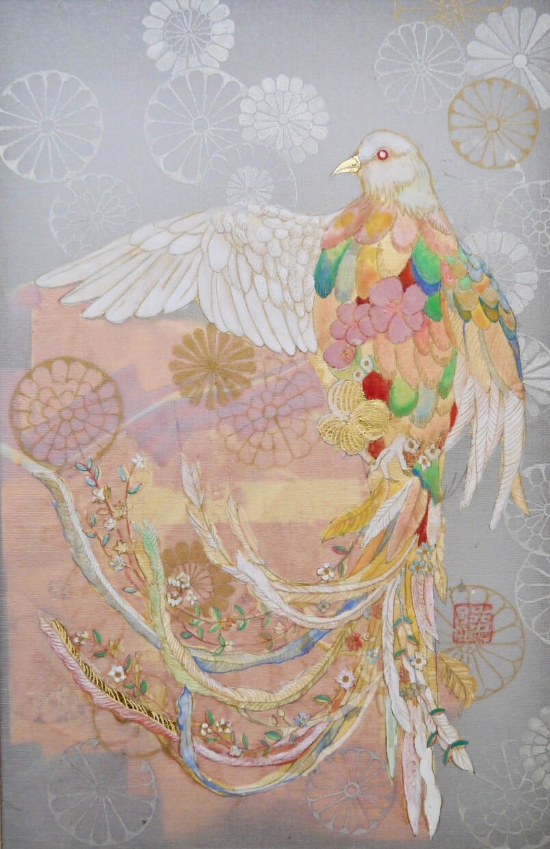 日本画作成します 一点ものの絵画で空間を華やかに イメージ3