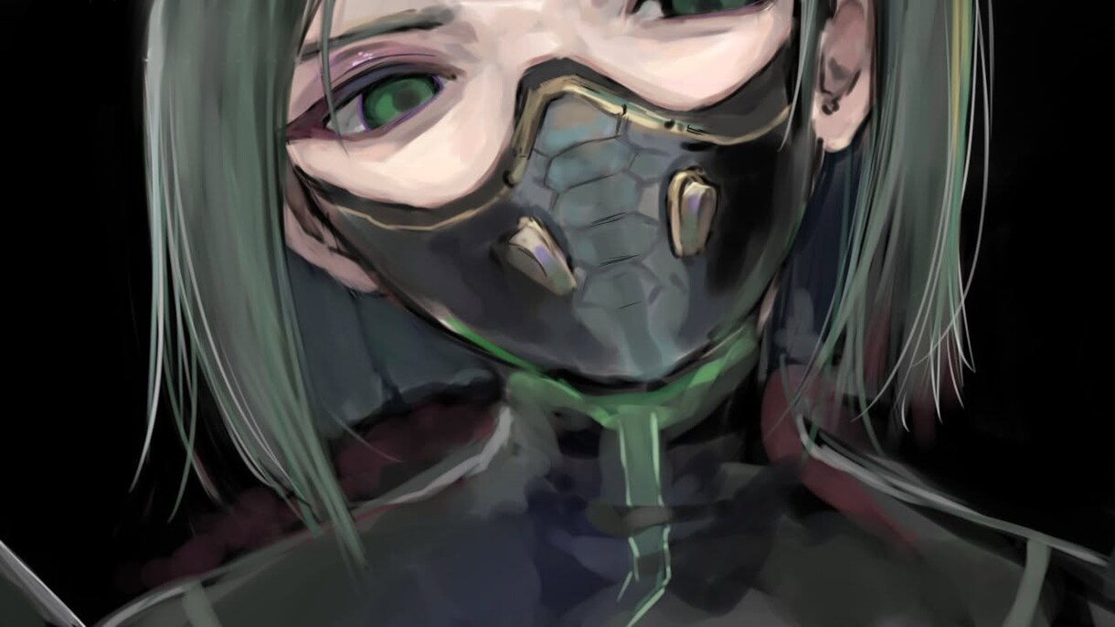 ダークな雰囲気の厚塗りイラスト制作します 他にはない色鮮やかさがあります イメージ2