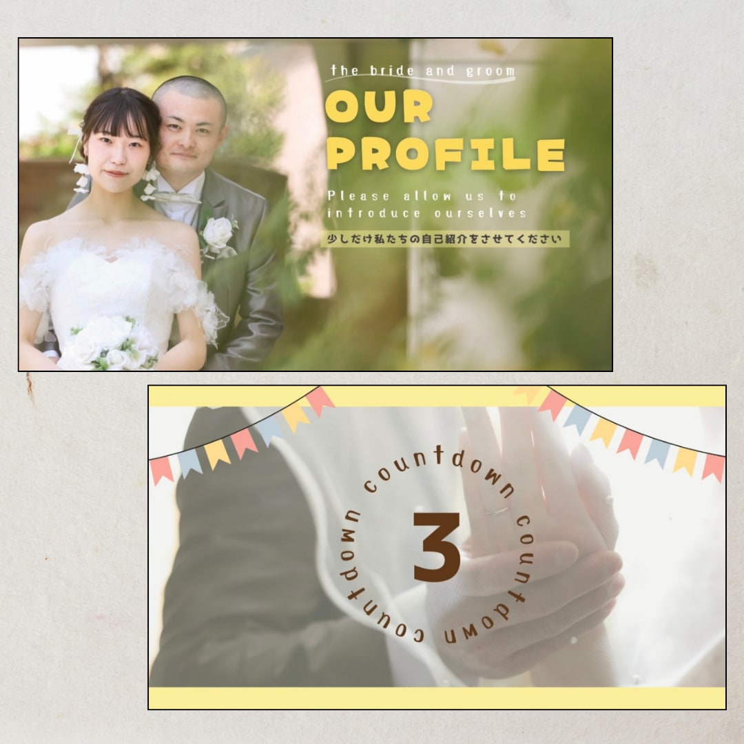 丸投げOK◎ 結婚式オープニングムービーを作ります ポップで可愛い！テンプレ微調整も可能です！ イメージ6