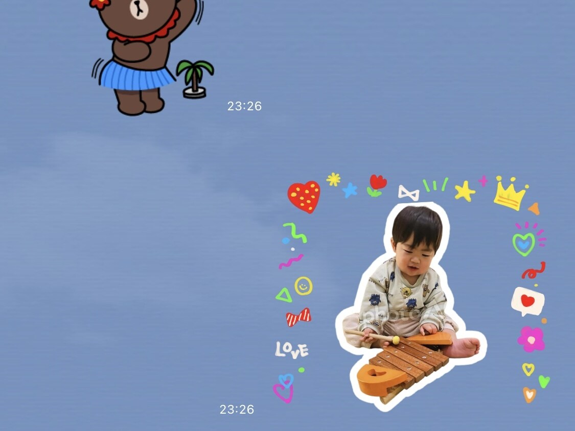 40枚1000円★写真をLINE風スタンプにします 写真を送るだけ！2日以内納品でLINEスタンプ風に加工 イメージ5