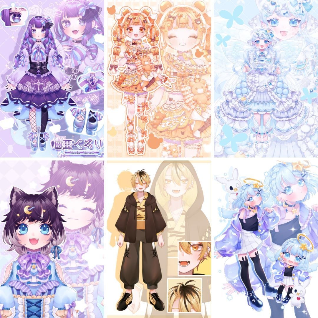 ゆめかわもちもち描きます 普通等身･デフォルメ･量産アイコンなんでもOK イメージ6