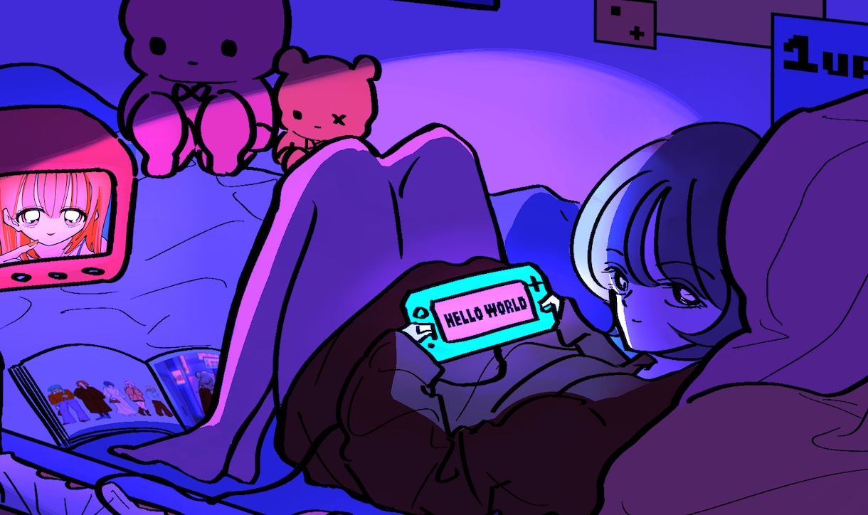 ニューレトロなイラスト描きます 高品質！即納品！丁寧なヒアリングでチルなイラストをご提供 イメージ2