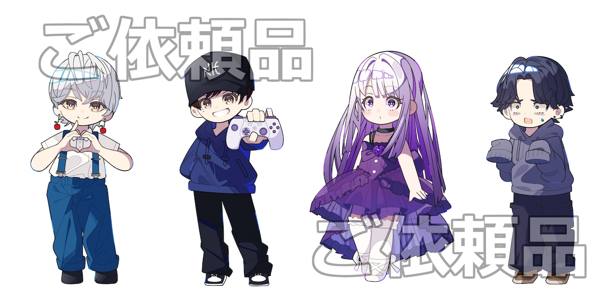 色々追加してもお値段据え置きでお描きします 追加料金はキャラの追加や余程描き込みが多い場合のみ！ イメージ10