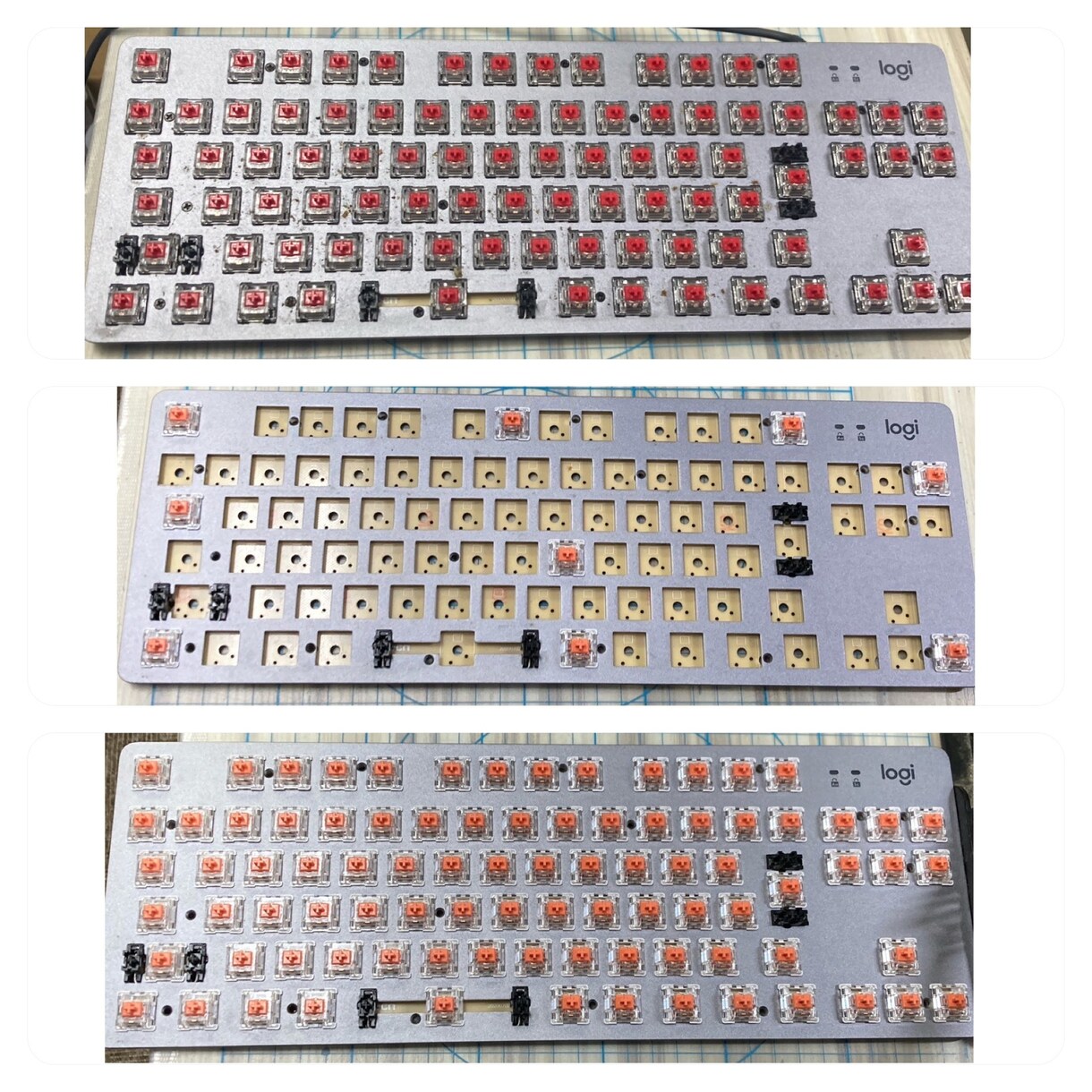キーボード軸スイッチ(否ホットスワップ)交換します 軸スイッチ(メカニカル)を交換したい方。いかがですか？ イメージ4