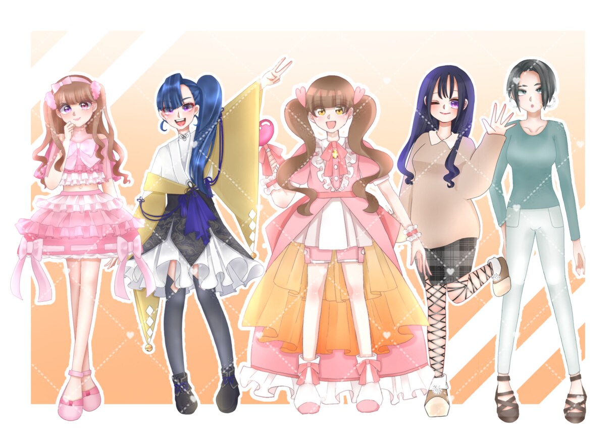 夢絵 / コテキャラ様など描きます 納期〜10日でお安いお値段で描かせて頂きます(՞ . .՞) イメージ5