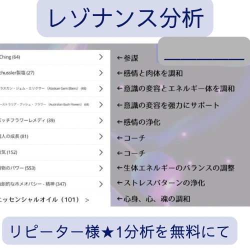 選べる3種♦︎波動分析セッションします リピーター様（２回目以降の方)の専用です★無料特典あり イメージ10