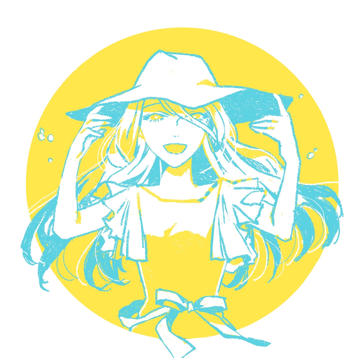 2色イラストのアイコン描きます ほかの人とは少し違うシンプルで個性的なアイコンお描きします！ イメージ3