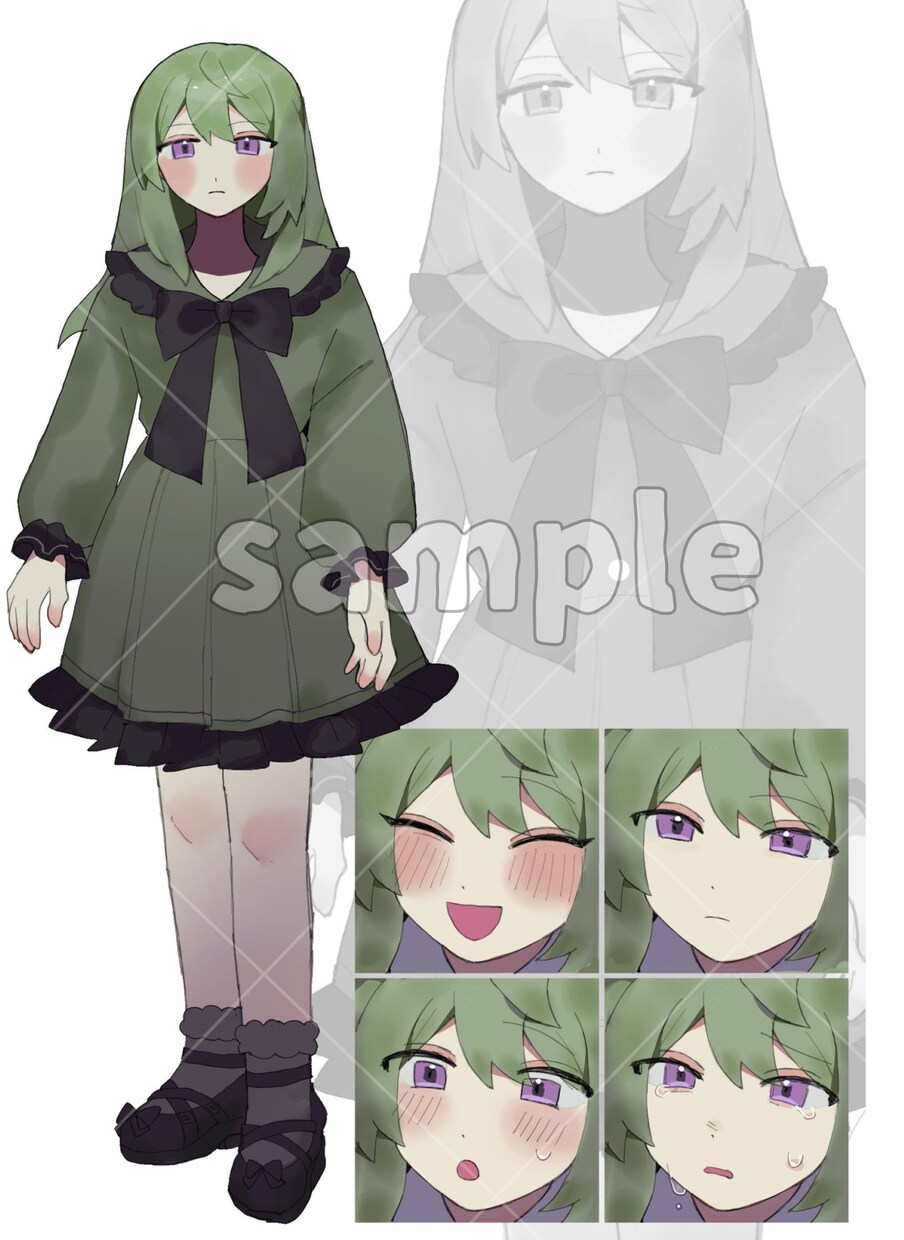 キャラクター立ち絵を描きます 自創作やキャラシ、TRPGなどに！ イメージ1