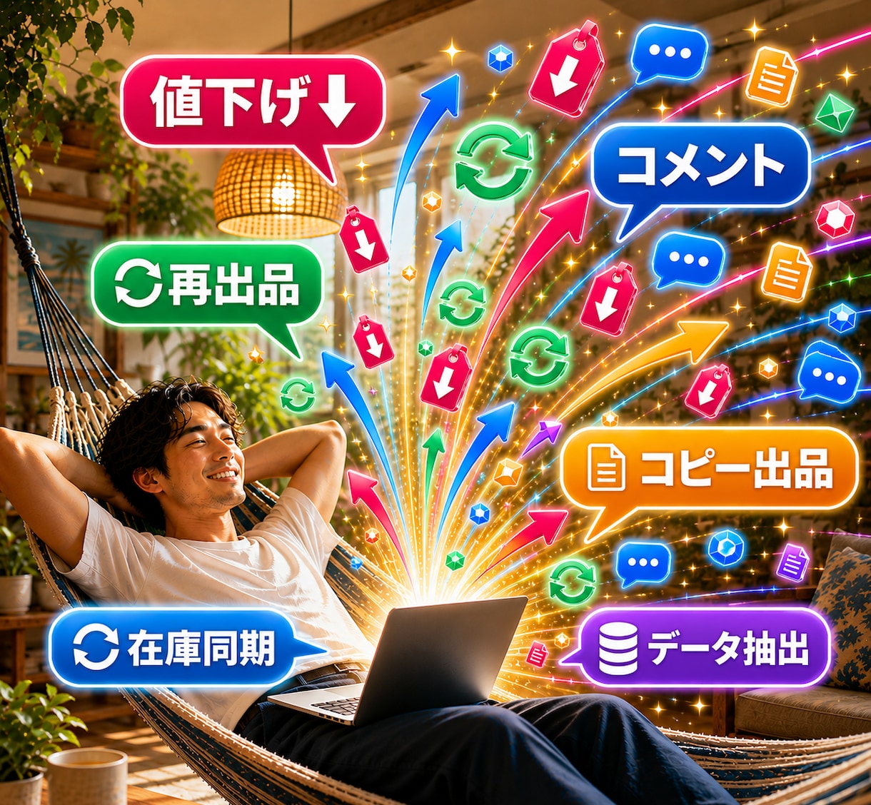 フリマ-販売履歴取得ツールで売上をCSV化します 売上・利益データを自動で取得して作業時間を大幅短縮！ イメージ1