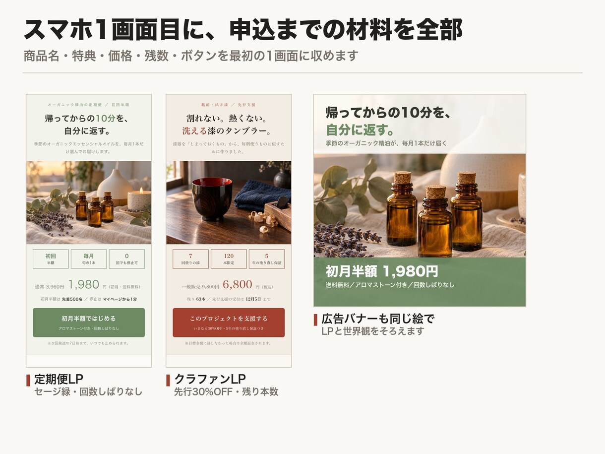 漫画入りの集客LPを設計から公開まで作ります 説明が長い所を4コマに。読まれるLPにします イメージ3