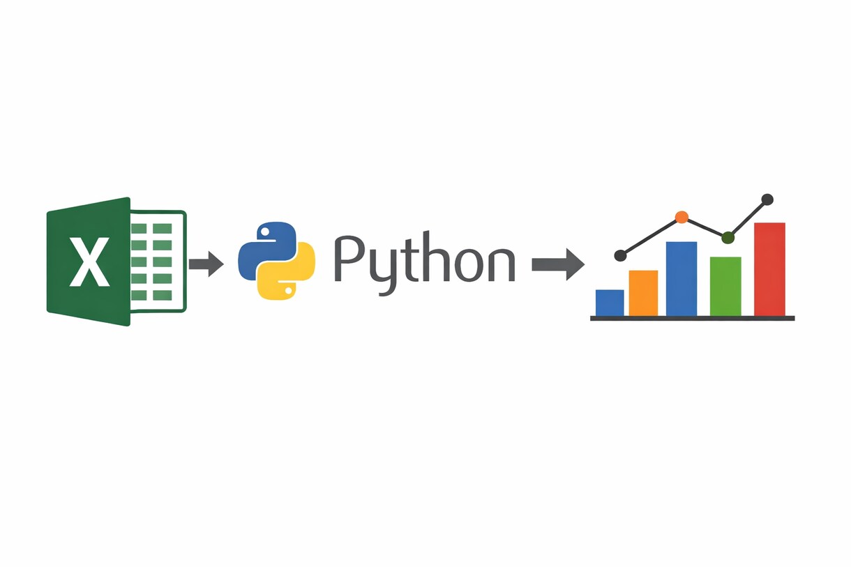 Excel/CSVを集計・グラフ化します 【Python】アンケート・売上データを集計レポート提出OK イメージ1