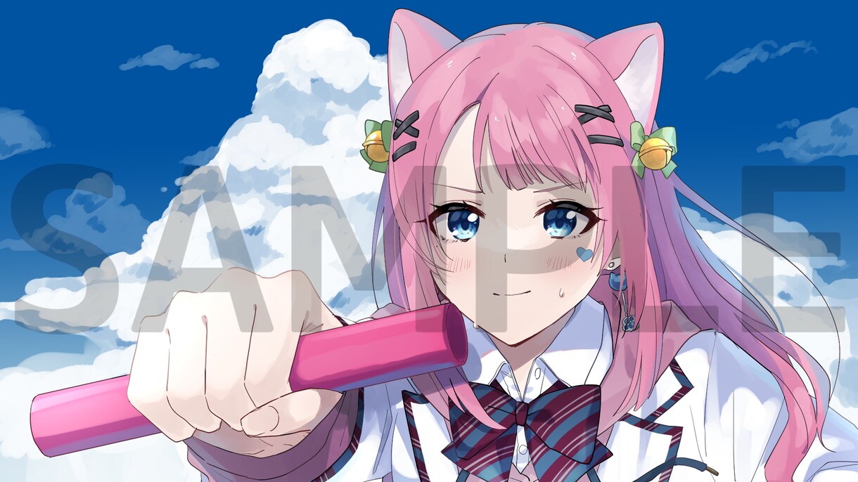 お仕事募集中！透明感のあるかわいいイラスト描きます かわいいアイコン、ヘッダー、1枚絵をお求めの方に！ イメージ4