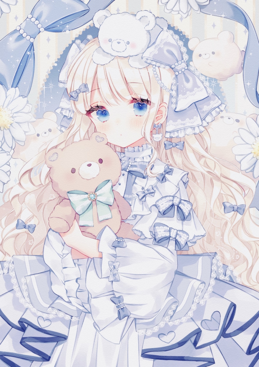 立ち絵イラスト、一枚絵などを制作します あなたの動画やゲームを彩るキャラクターを制作します！ イメージ3