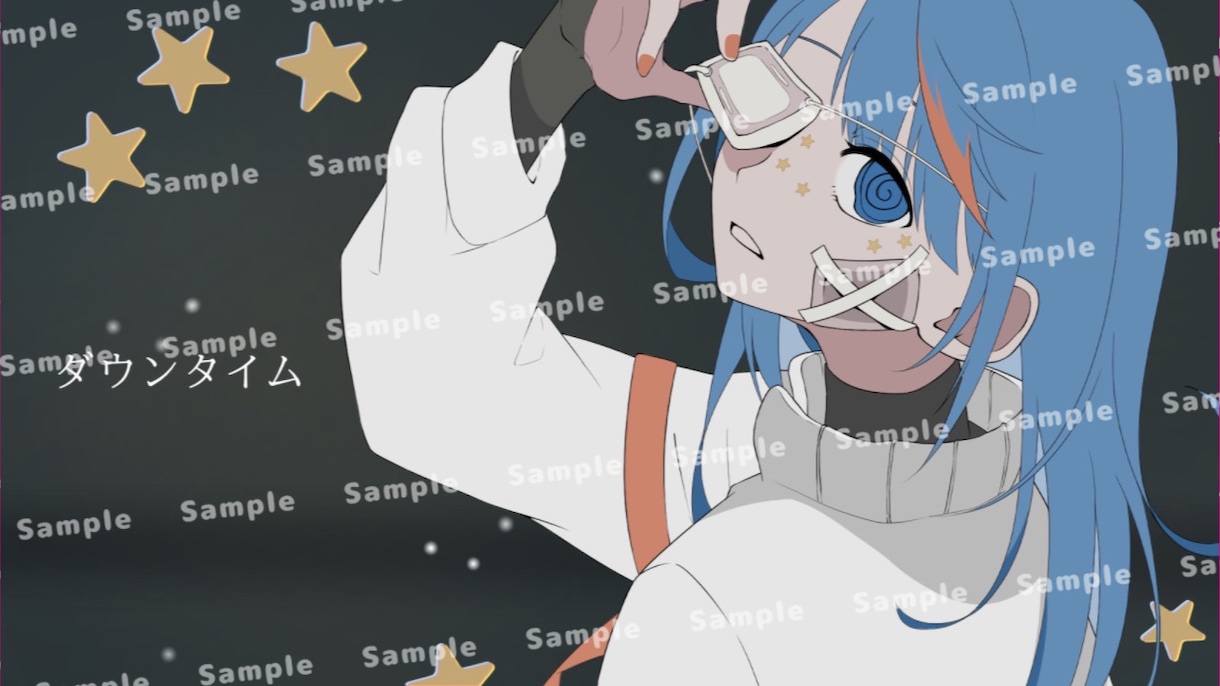 歌ってみた・オリジナル曲のMVイラスト描きます ネット活動者さん向け！貴方だけのオリジナルMVを！ イメージ4