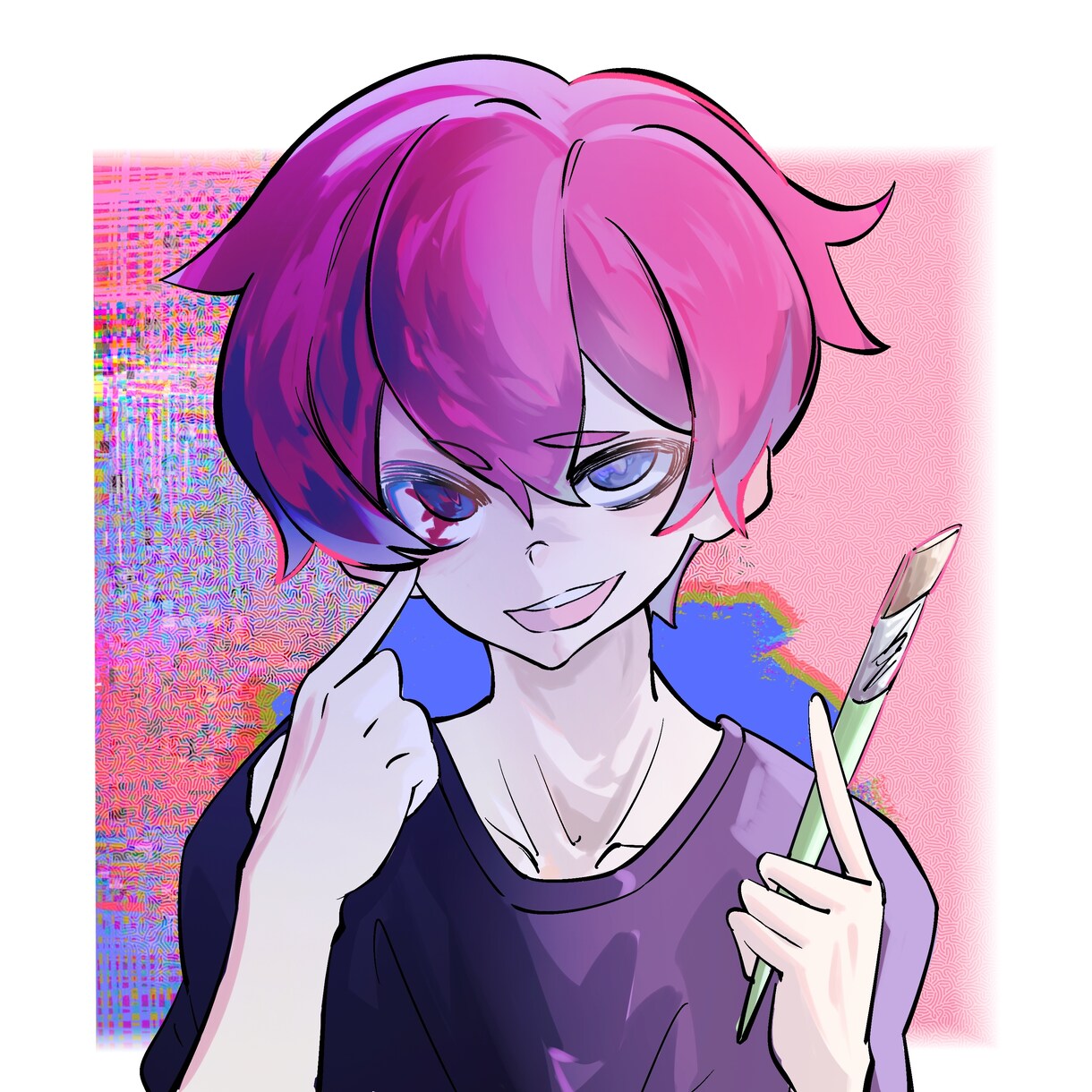 格好いい少年イラストを描きます アイコン､立ち絵､､一枚絵全般受け付けます。 イメージ5