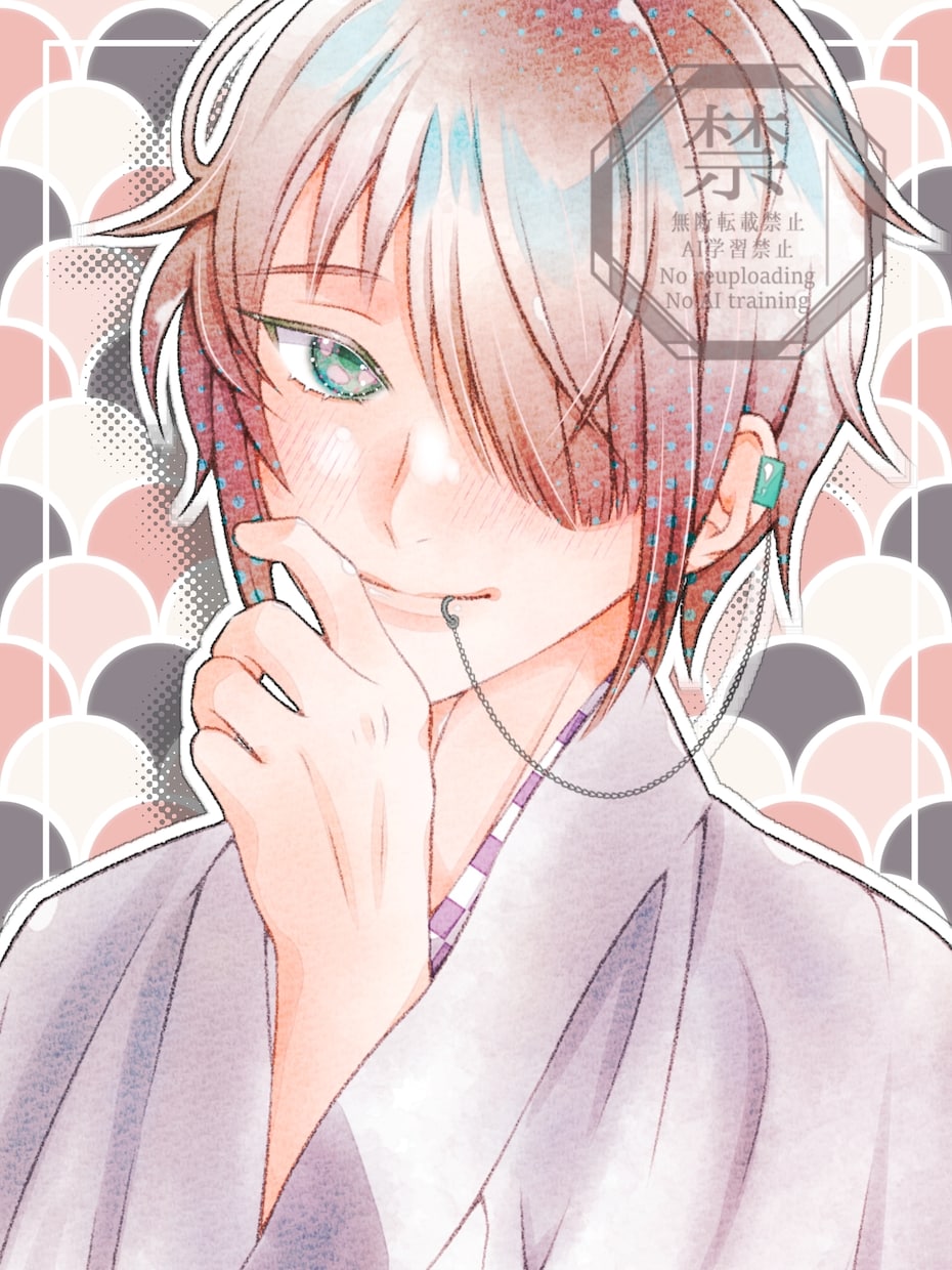 お顔をアピール✧キラキラふんわりなイラスト描きます かわいい＆かっこいい✧等身✧SDデフォルメちびキャラ イメージ5