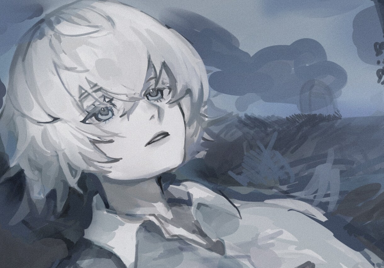アクスタ制作に！通常等身版キャラ描きます 落ち着いた色彩や雰囲気の人物イラストを描きます イメージ1