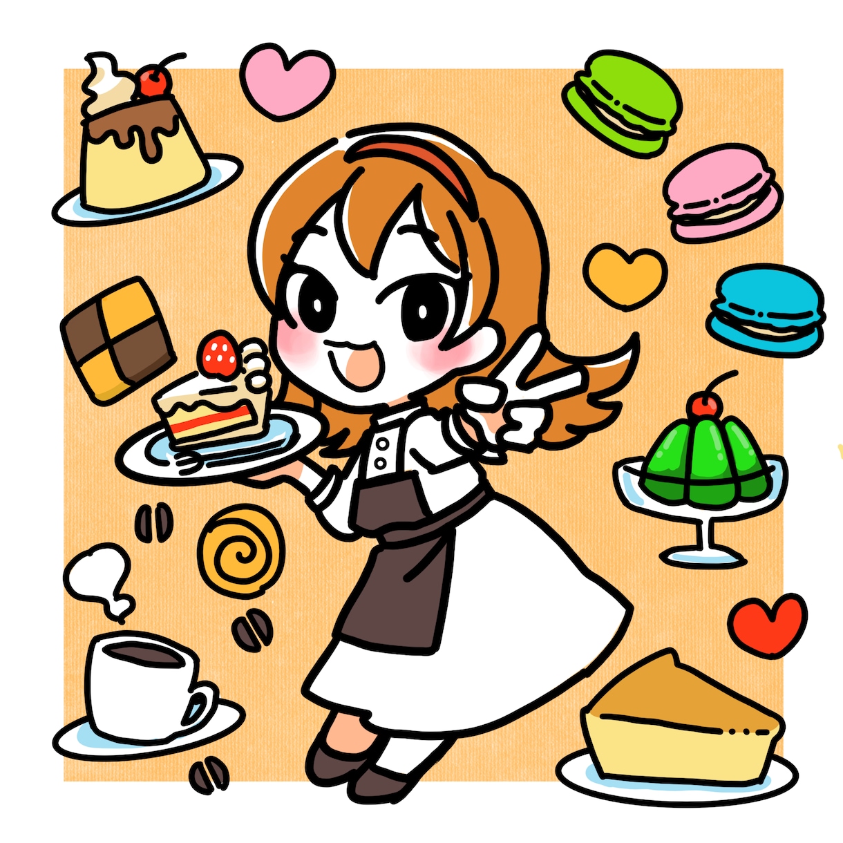 イラスト描きます シンプルかわいい系のイラスト依頼受付中 イメージ2