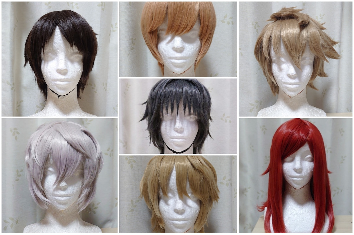 ウィッグオーダー承ります ヘアアイロンと一般的なヘアワックスでの製作【４月納期受付中】 イメージ5