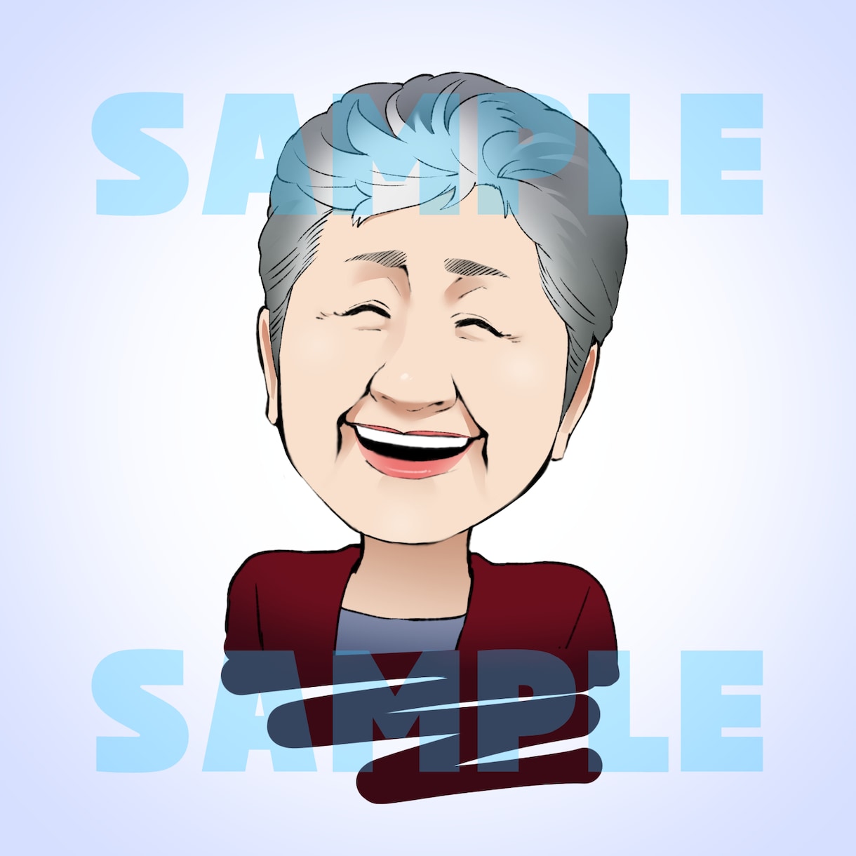 あなたの大切な人の笑顔を描きます ラフの修正回数無制限！お祝い、プレゼントにいかがですか？ イメージ2
