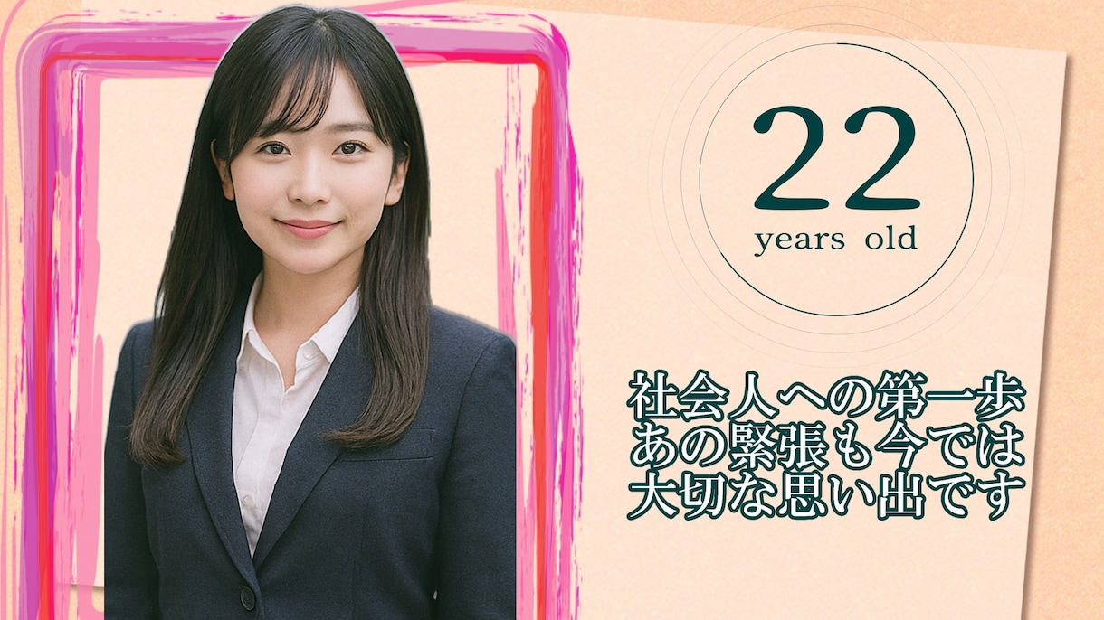 丸投げOK！結婚式のプロフィール動画を作ります 画像とコメントのみでお二人だけの動画を作成できます！ イメージ7