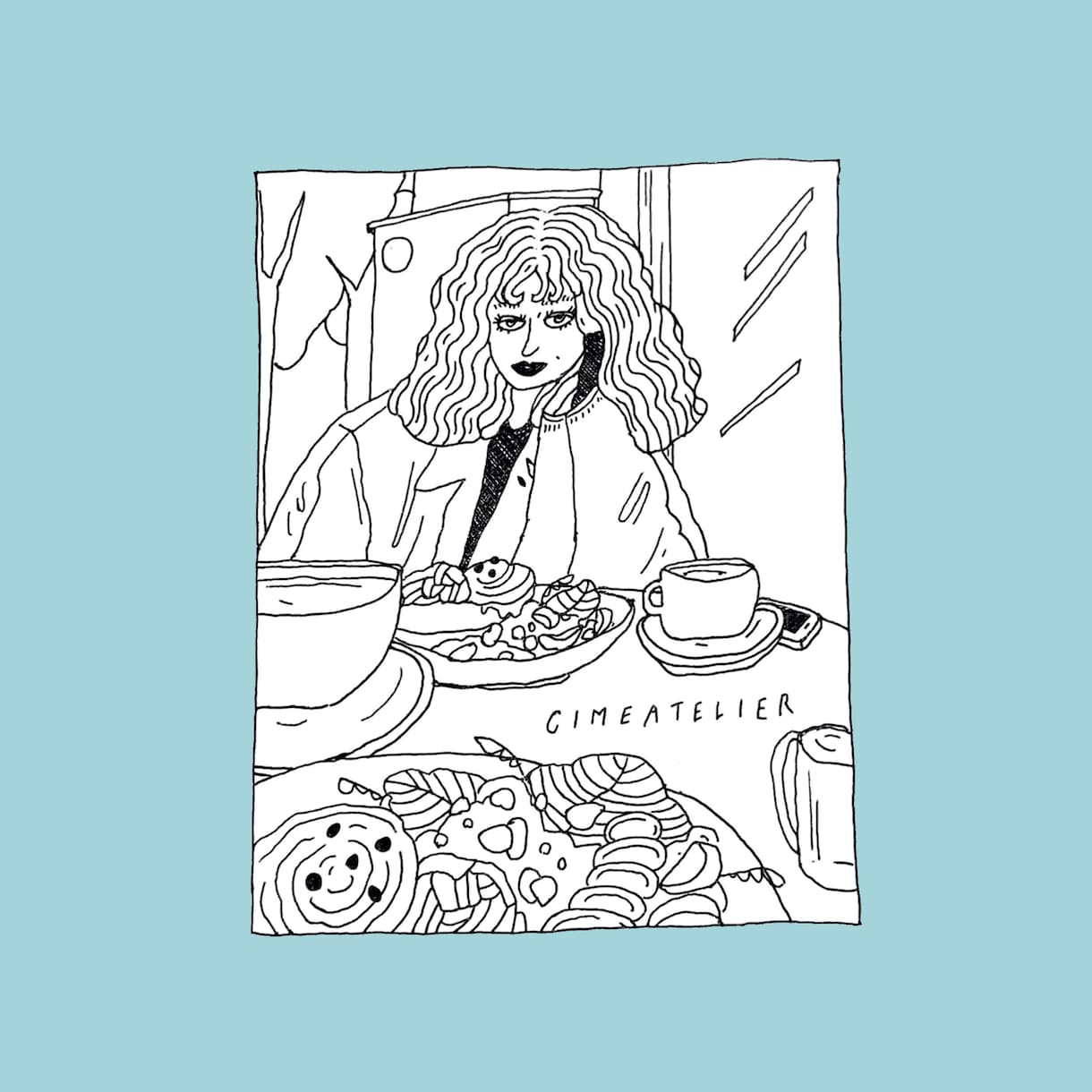 似顔絵/アイコン/その他 お洒落に描きます あなたをオリジナルイラストで表現するお手伝いをします イメージ4