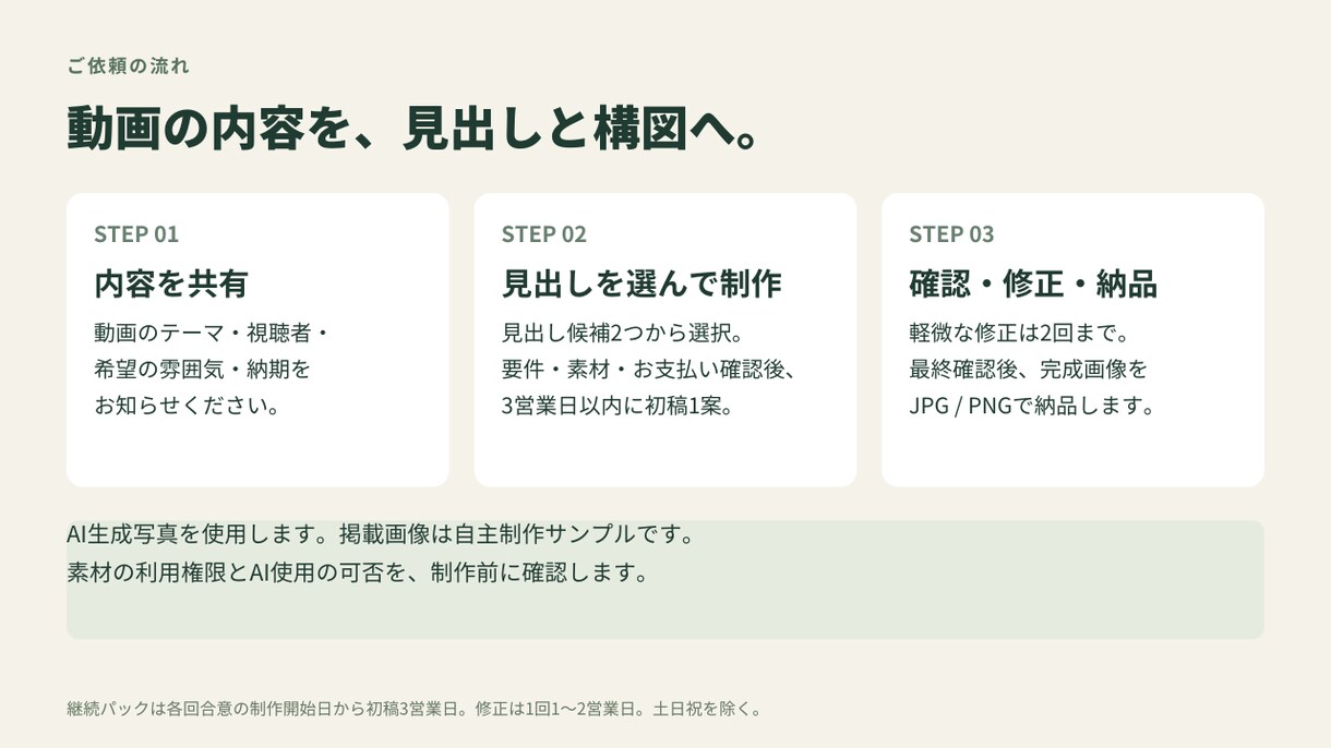 教育・仕事の動画サムネイルを制作します 教育・業務解説に。内容整理から文字入れまで対応 イメージ3