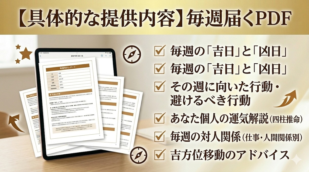 仕事も人間関係も上手くいく！運気カレンダー付きます 「今週は動く時。来週は調整の時」運気に合わせて人生が加速する イメージ4