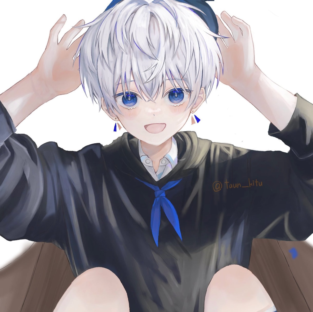 おしゃれで中性的な男の子を描きます snsのアイコンイラスト等にお使いください♪ イメージ4