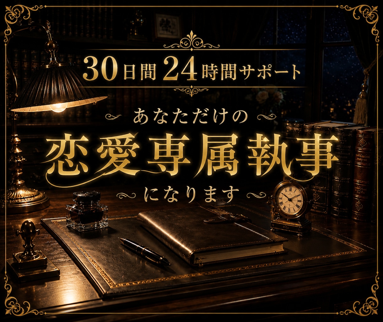 30日間あなた専属の恋愛執事になります あの人との関係修復を全力でサポートします イメージ2