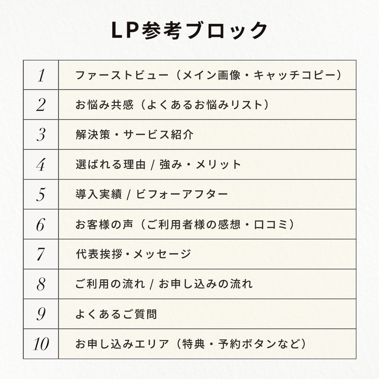 STUDIOでLP（ランディングページ）制作します 魅力をわかりやすく形に。構成の相談からSTUDIO実装まで。 イメージ9