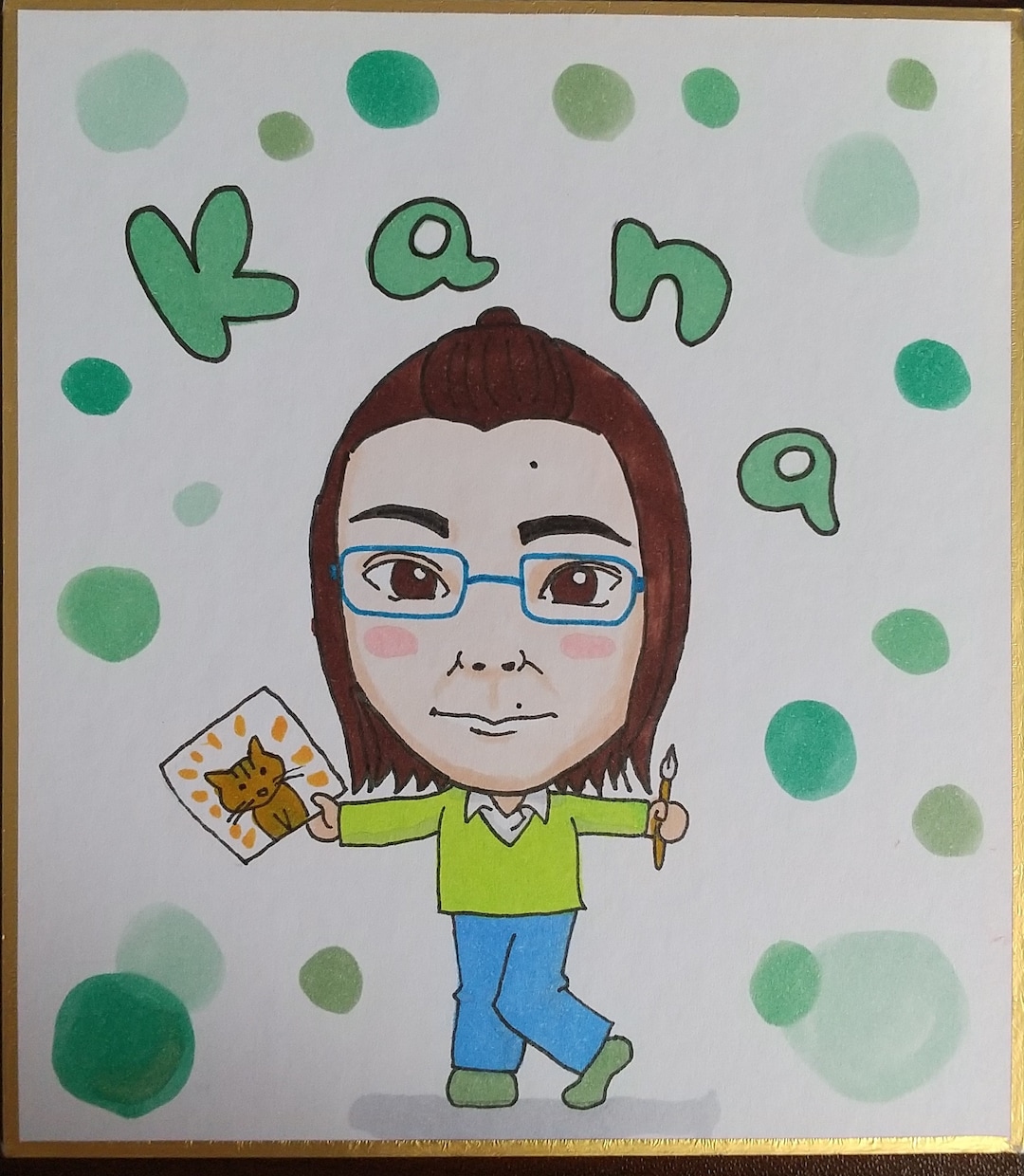似顔絵描きます 記念日やプレゼントなどに、似顔絵色紙はいかがですか？ イメージ1
