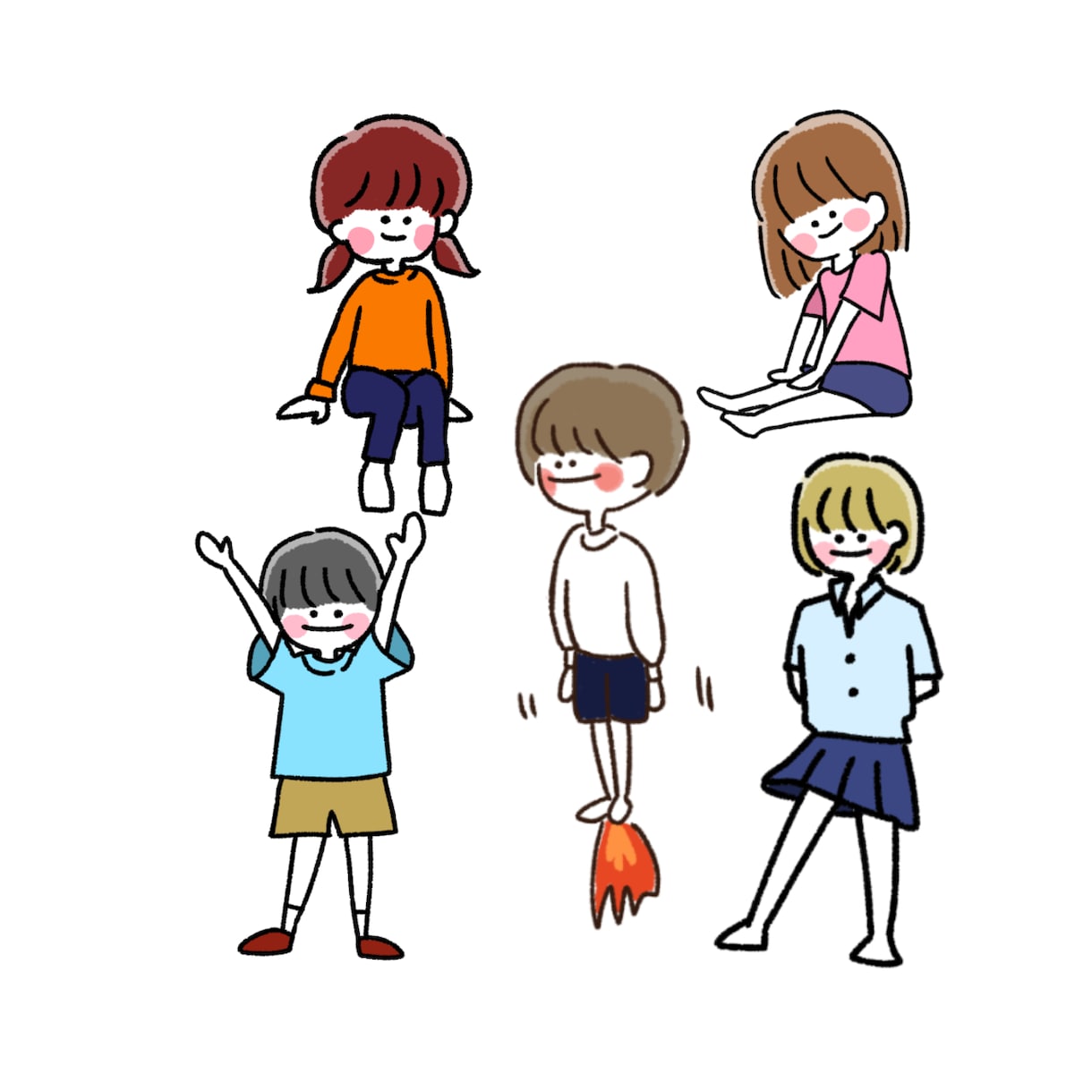 シンプル！ポップ！ゆるイラスト描きます シンプルで使いやすいデザインのイラストが必要な方へ イメージ2
