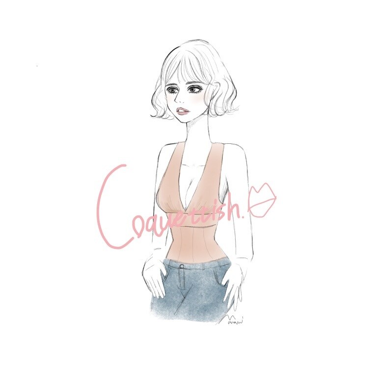 セクシーでかわいい女の子描きます きゅんとする挿し絵が欲しい、アイコンにしたい方等へ イメージ6
